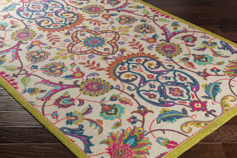 Surya Bukhara White Rectangle 8x11 ft nylon Carpet 88260 | SKU 88260