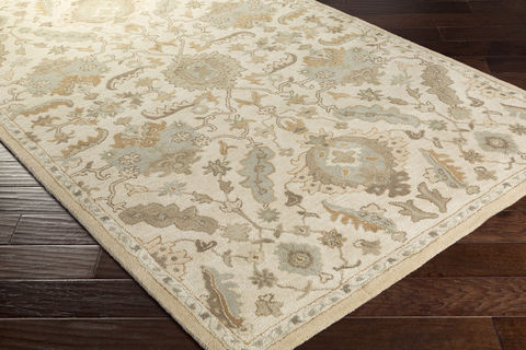 Surya Caesar White Square 99 X 99 Area Rug CAE1166-99SQ 800-88582 Image 1