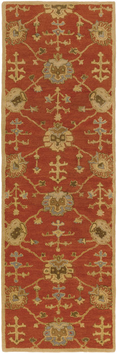 Surya Caesar Red Runner 26 X 80 Area Rug CAE1169-268 800-88600 Image 0