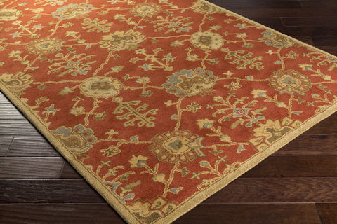 Surya Caesar Red Square 80 X 80 Area Rug CAE1169-8SQ 800-88611 Image 1