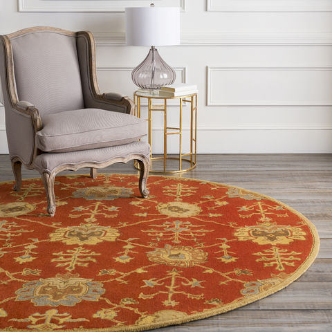 Surya Caesar Red Square 80 X 80 Area Rug CAE1169-8SQ 800-88611 Image 2