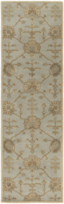 Surya Caesar White Runner 30 X 120 Area Rug CAE1170-312 800-88617 Image 0