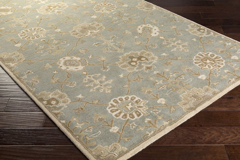 Surya Caesar White Square 40 X 40 Area Rug CAE1170-4SQ 800-88619 Image 1