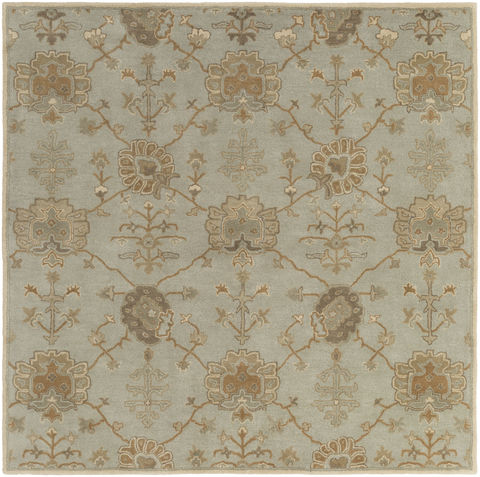 Surya Caesar White Square 40 X 40 Area Rug CAE1170-4SQ 800-88619 Image 0