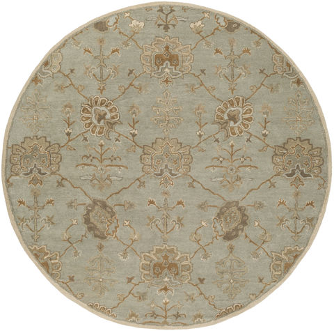 Surya Caesar White Round 60 X 60 Area Rug CAE1170-6RD 800-88621 Image 0