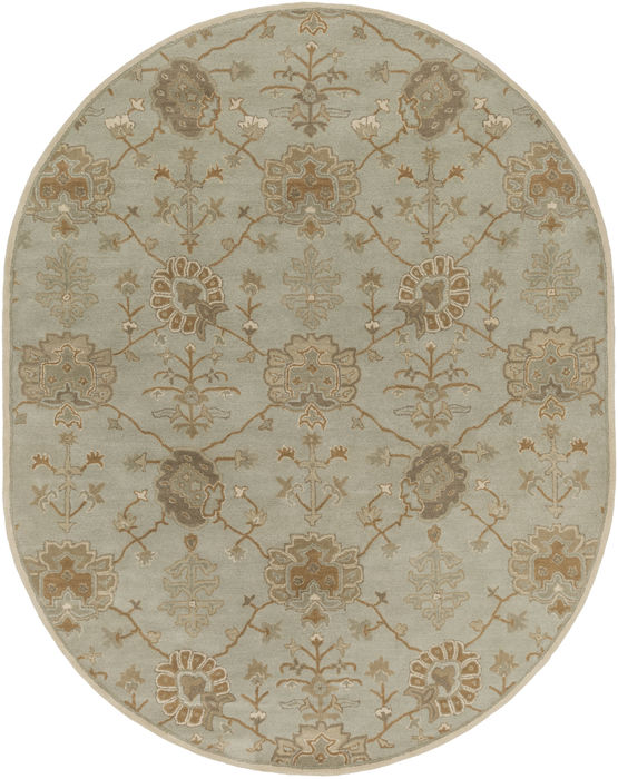 Surya Caesar White Oval 80 X 100 Area Rug CAE1170-810OV 800-88624 Image 0