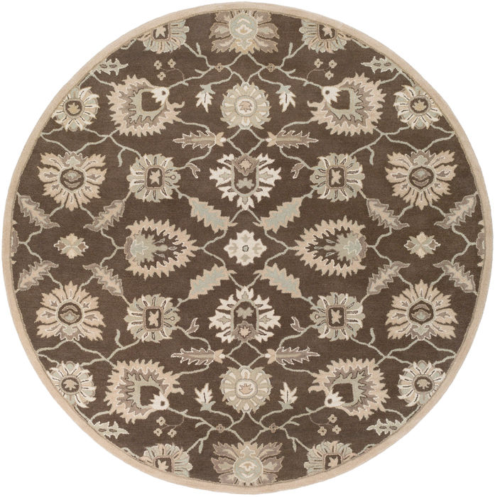Surya Caesar Grey Round 99 X 99 Area Rug CAE1175-99RD 800-88663 Image 0