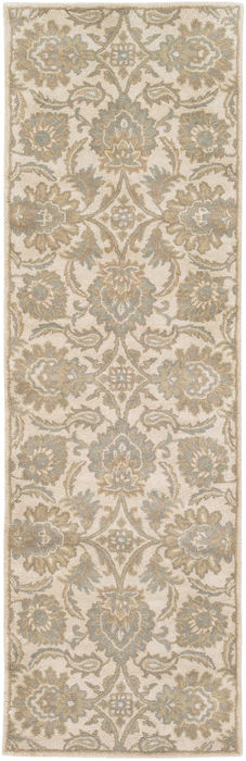 Surya Caesar White Runner 26 X 80 Area Rug CAE1177-268 800-88666 Image 0