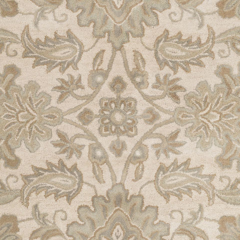 Surya Caesar White Round 40 X 40 Area Rug CAE1177-4RD 800-88668 Image 1