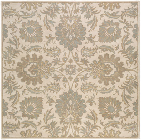 Surya Caesar White Square 99 X 99 Area Rug CAE1177-99SQ 800-88680 Image 0