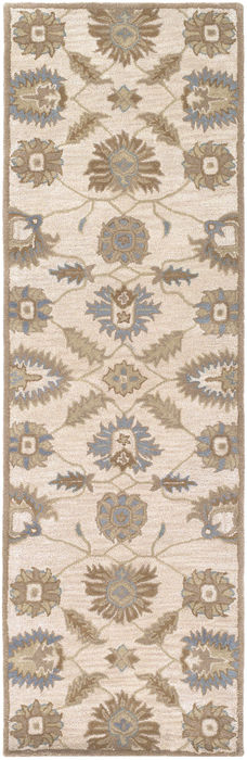 Surya Caesar White Runner 30 X 120 Area Rug CAE1178-312 800-88683 Image 0