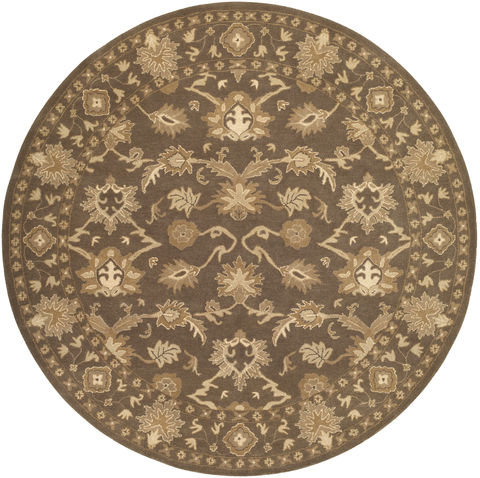 Surya Caesar Brown Round 60 X 60 Area Rug CAE1179-6RD 800-88703 Image 0