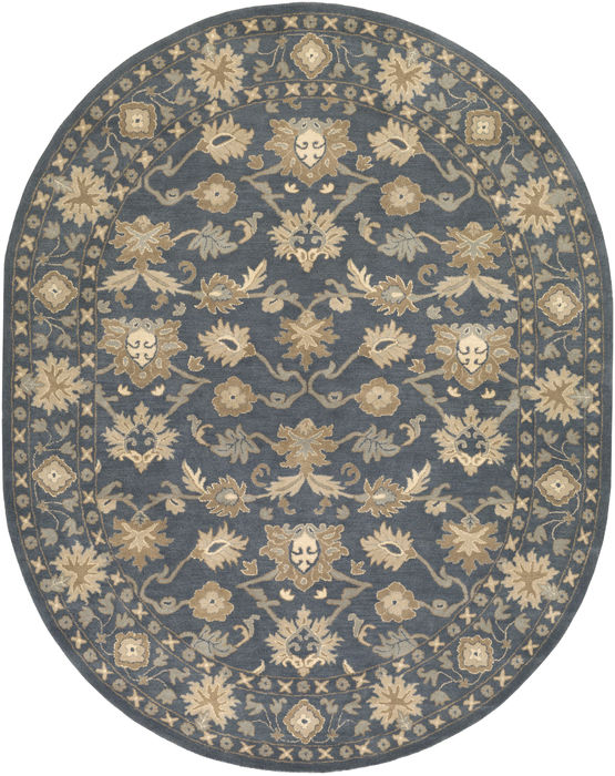 Surya Caesar Black Oval 60 X 90 Area Rug CAE1180-69OV 800-88718 Image 0