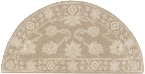 Surya Caesar White Half Round 20 X 40 Area Rug CAE1181-24HM 800-88729 Image 0