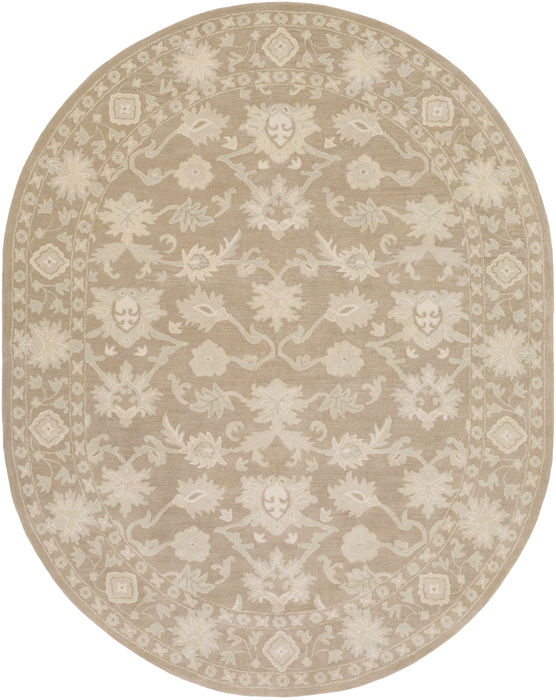 Surya Caesar White Oval 60 X 90 Area Rug CAE1181-69OV 800-88734 Image 0