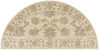 Surya Caesar White Half Round 20 X 40 Area Rug CAE1182-24HM 800-88745 Thumb 0