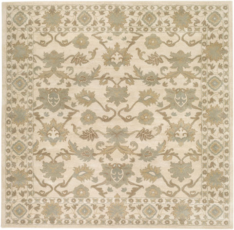 Surya Caesar White Square 40 X 40 Area Rug CAE1182-4SQ 800-88749 Image 0