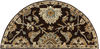 Surya Caesar Black Half Round 20 X 40 Area Rug CAE1183-24HM 800-88759 Thumb 0