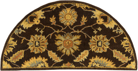 Surya Caesar Brown Half Round 20 X 40 Area Rug CAE1184-24HM 800-88775 Image 0