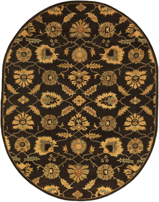 Surya Caesar Brown Oval 60 X 90 Area Rug CAE1184-69OV 800-88780 Image 0
