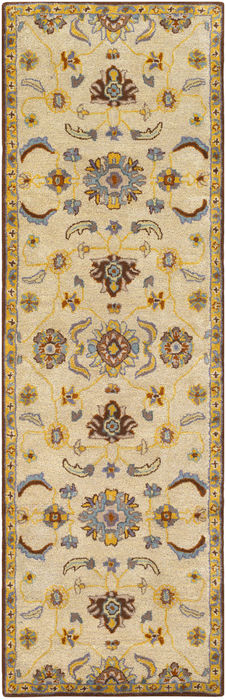 Surya Caesar White Runner 30 X 120 Area Rug CAE1185-312 800-88793 Image 0