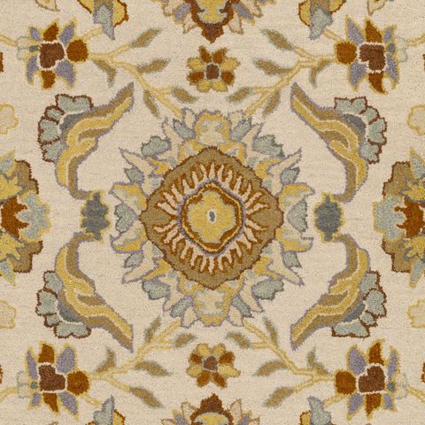 Surya Caesar White Square 60 X 60 Area Rug CAE1185-6SQ 800-88797 Image 2