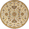 Surya Caesar White Round 99 X 99 Area Rug CAE1185-99RD 800-88803 Thumb 0