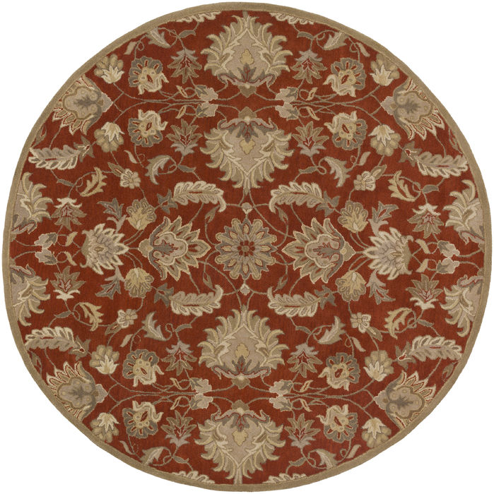 Surya Caesar Multicolor Round 99 X 99 Area Rug CAE1187-99RD 800-88828 Image 0