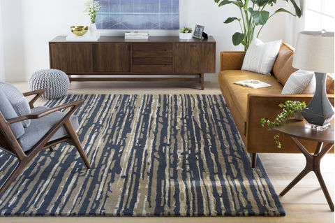Surya Modern Classics Black 90 X 130 Area Rug CAN2075-913 800-88875 Image 2