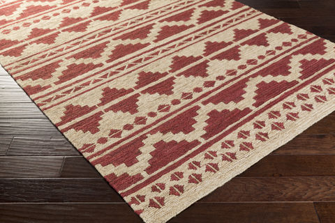 Surya Columbia Red 80 X 110 Area Rug CBA127-811 800-88891 Image 1
