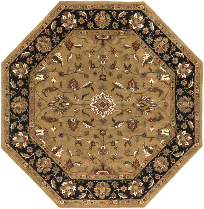 Surya Crowne Yellow Octagon 80 X 80 Area Rug CRN6007-8OC 800-88898 Image 0