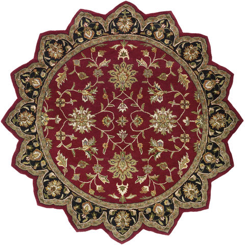 Surya Crowne Red Star 80 X 80 Area Rug CRN6013-8ST 800-88901 Image 0