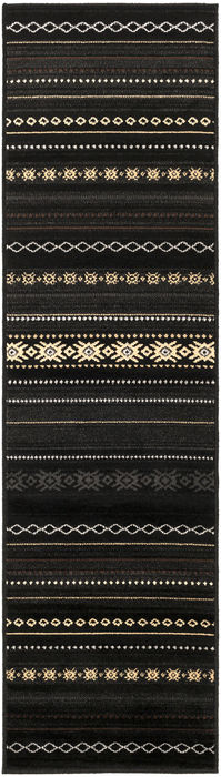 Surya Paramount Black Runner 22 X 76 Area Rug PAR1047-2276 800-88914 Image 0