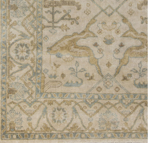 Surya Antique Green 90 X 130 Area Rug ATQ1000-913 800-88924 Image 2