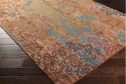 Surya Brocade Brown 90 X 130 Area Rug BRC1009-913 800-88930 Image 1