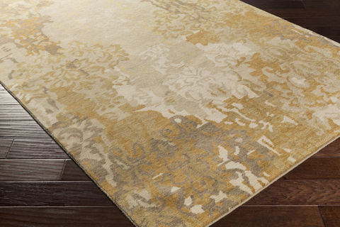 Surya Brocade Yellow 90 X 130 Area Rug BRC1011-913 800-88932 Image 1