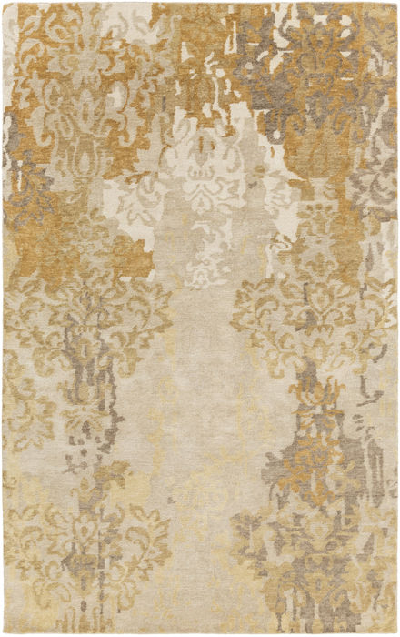 Surya Brocade Yellow 90 X 130 Area Rug BRC1011-913 800-88932 Image 0