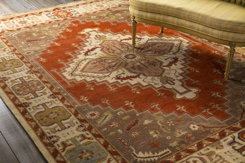 Surya Zeus Orange 79 X 99 Area Rug ZEU7800-7999 800-88994 Image 2