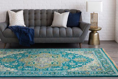 Surya Zeus Blue 79 X 99 Area Rug ZEU7822-7999 800-88997 Image 2