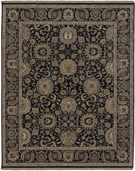 Surya Dinar Black 80 X 100 Area Rug DIN1592-810 800-89051 Image 0