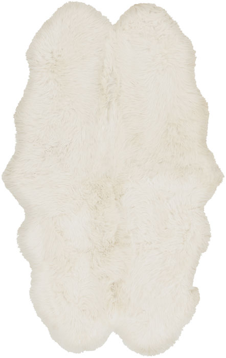 Surya Sheepskin White 40 X 60 Area Rug SHS9600-46 800-89151 Image 0