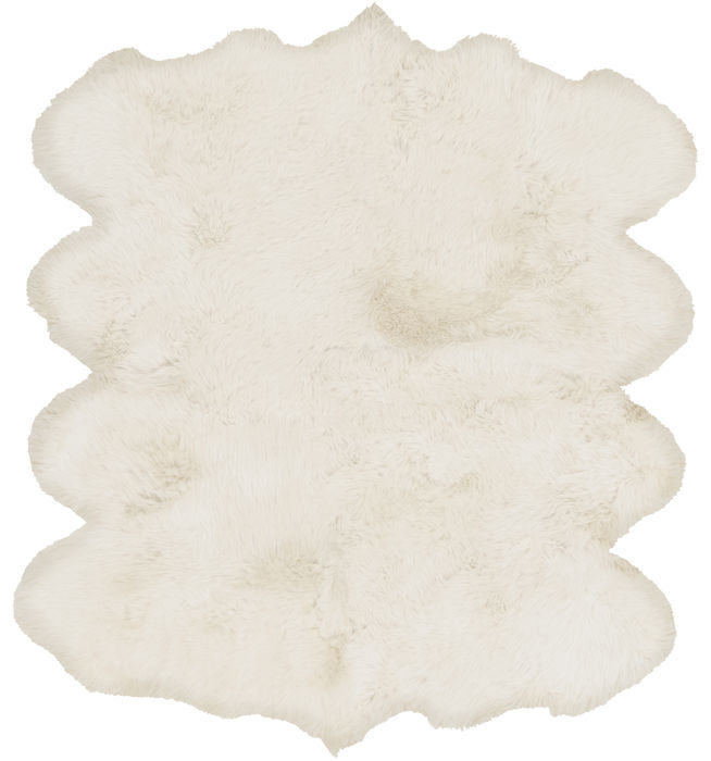 Surya Sheepskin White 60 X 80 Area Rug SHS9600-68 800-89152 Image 0