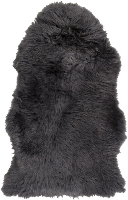 Surya Sheepskin Black 20 X 30 Area Rug SHS9602-23 800-89156 Image 0