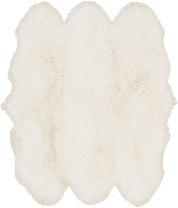 Surya Sheepskin White Square 60 X 60 Area Rug SHS9600-6SQ 800-89174 Image 0