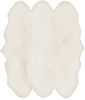 Surya Sheepskin White Square 60 X 60 Area Rug SHS9600-6SQ 800-89174 Thumb 0