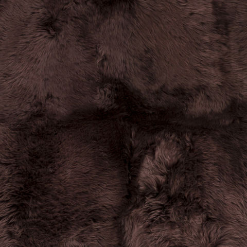 Surya Sheepskin Brown Square 60 X 60 Area Rug SHS9603-6SQ 800-89177 Image 2