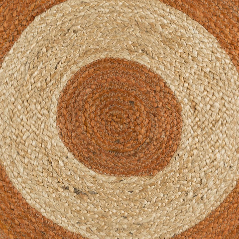 Surya Brice Orange Round 30 X 30 Area Rug BIC7009-3RD 800-89186 Image 1