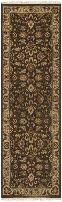 Surya Dinar Brown Runner 26 X 80 Area Rug DIN1590-268 800-89195 Image 0