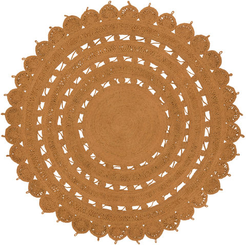 Surya Sundaze Orange Round 80 X 80 Area Rug SDZ1000-8RD 800-89226 Image 0