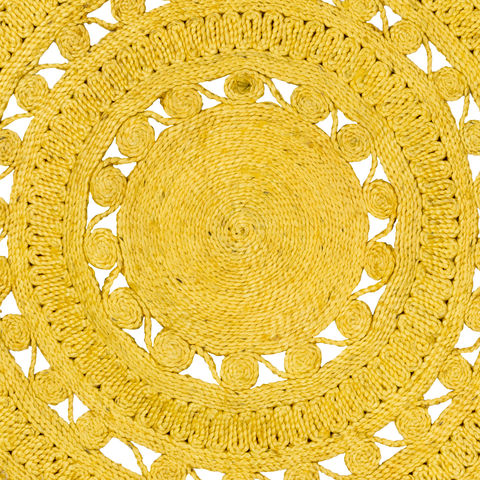 Surya Sundaze Yellow Round 30 X 30 Area Rug SDZ1001-3RD 800-89227 Image 1